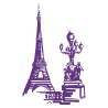 Sticker Ambiance Parisienne