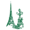 Sticker Ambiance Parisienne