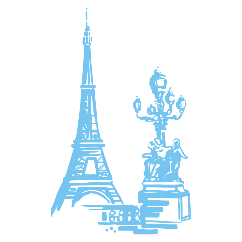 Sticker Ambiance Parisienne