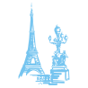 Sticker Ambiance Parisienne
