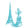 Sticker Ambiance Parisienne