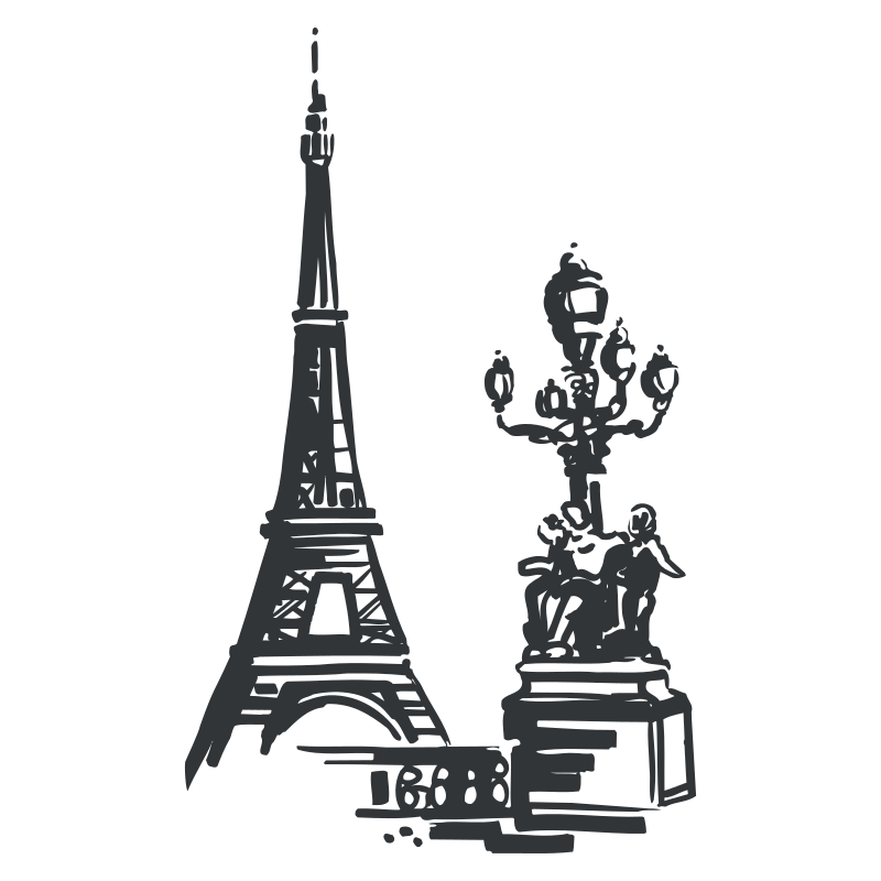 Sticker Ambiance Parisienne