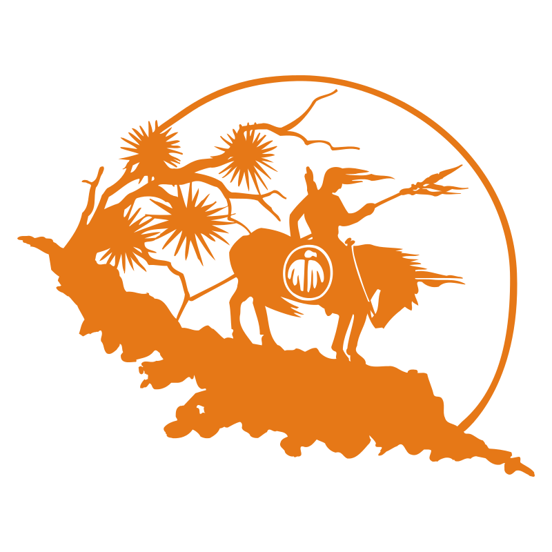Sticker indien sur son cheval