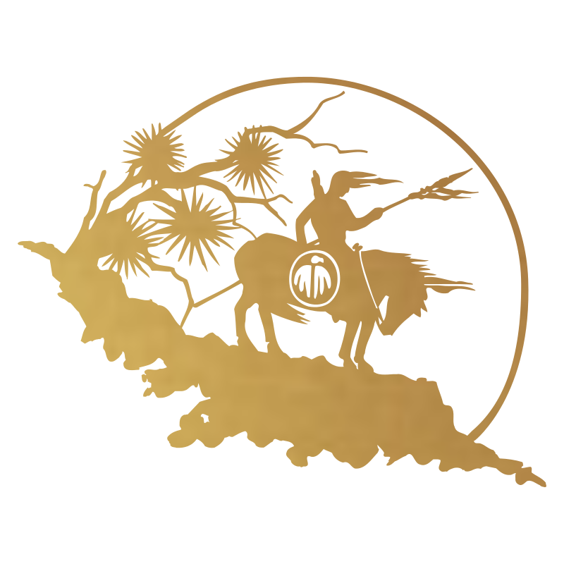 Sticker indien sur son cheval