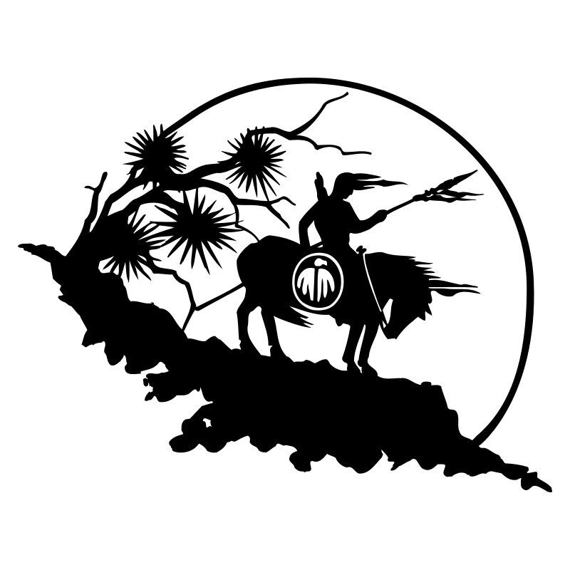 Sticker indien sur son cheval