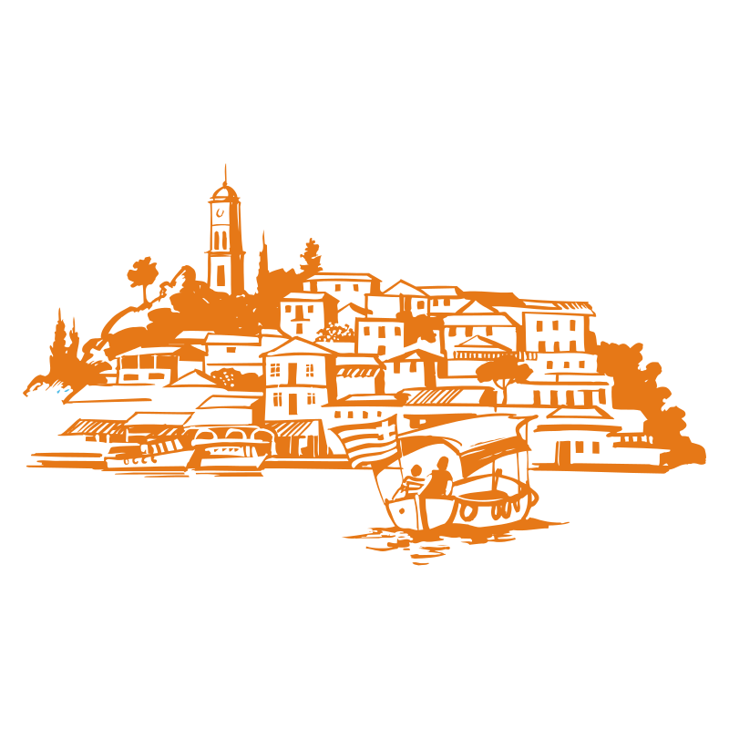 Sticker paysage Grec