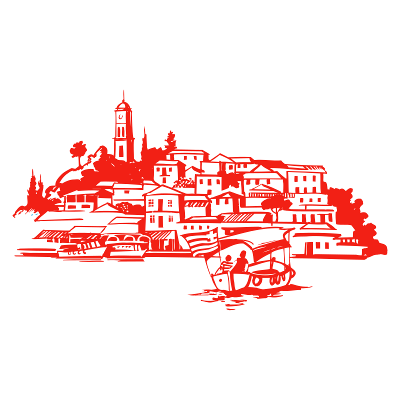 Sticker paysage Grec