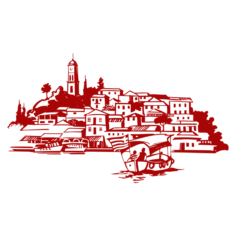 Sticker paysage Grec