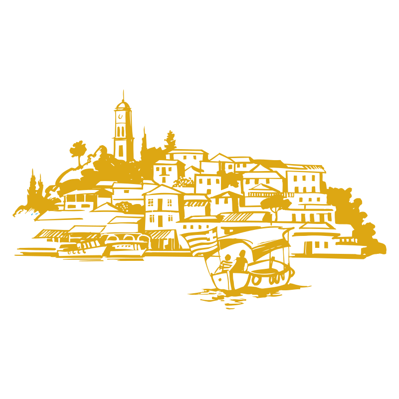 Sticker paysage Grec