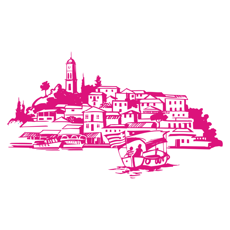 Sticker paysage Grec