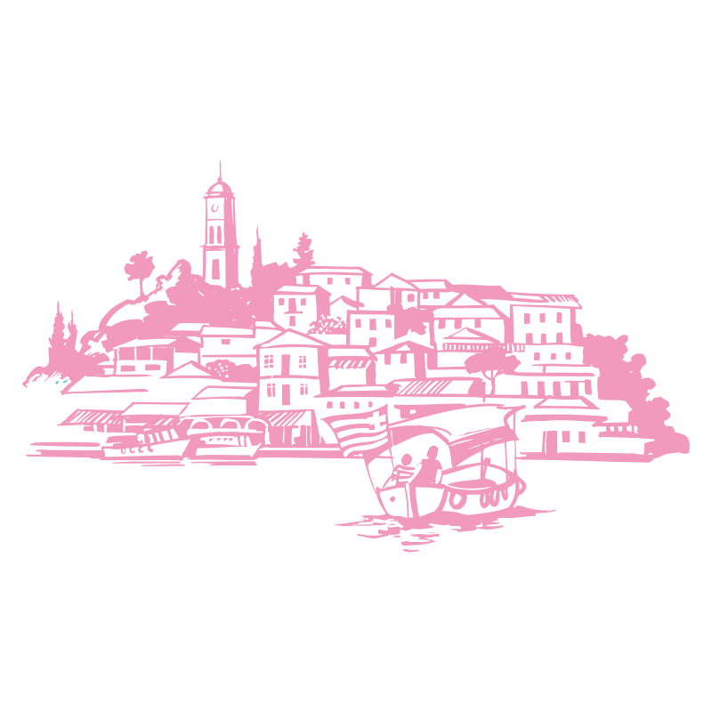 Sticker paysage Grec