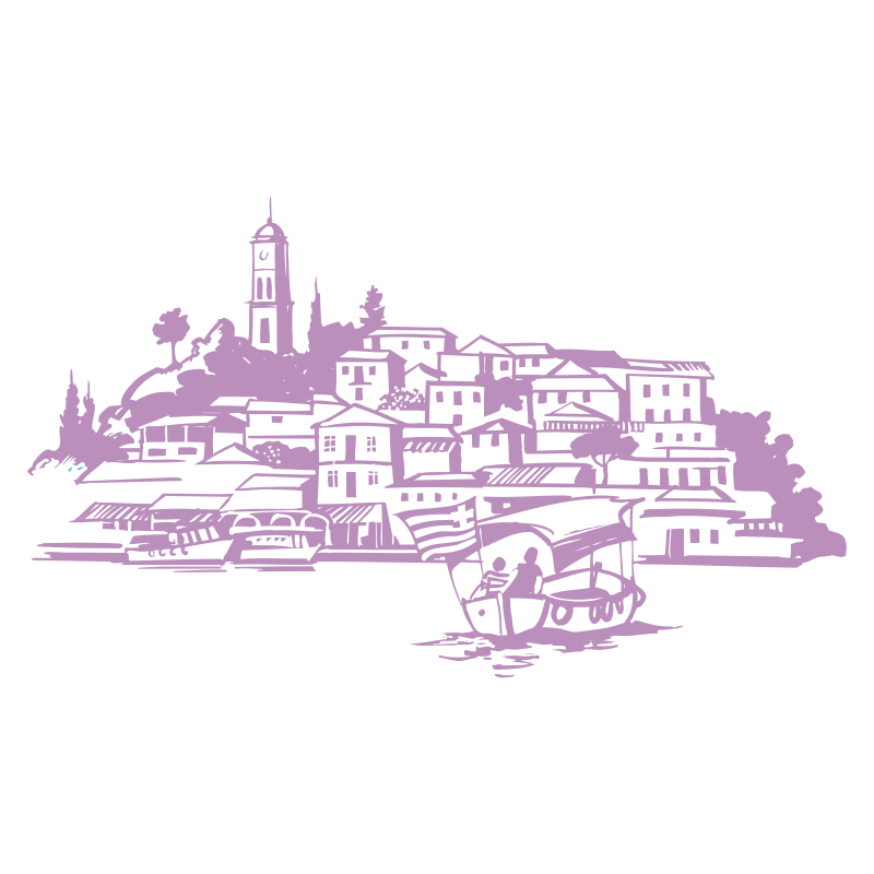 Sticker paysage Grec