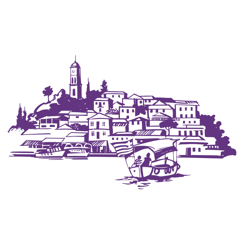 Sticker paysage Grec