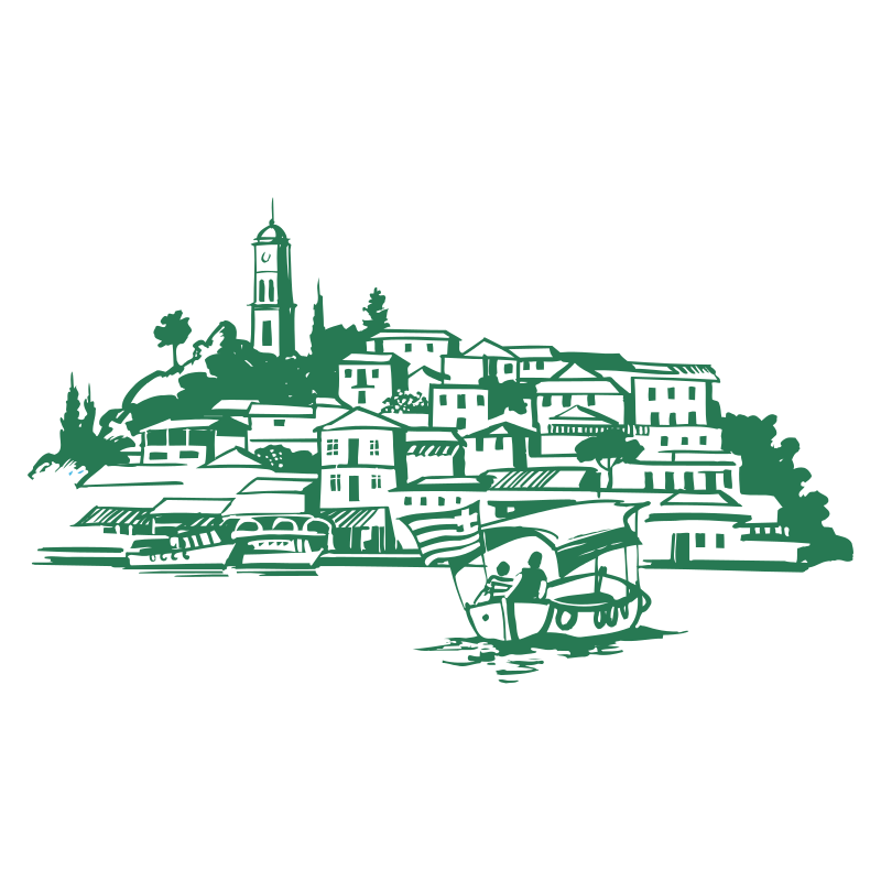 Sticker paysage Grec