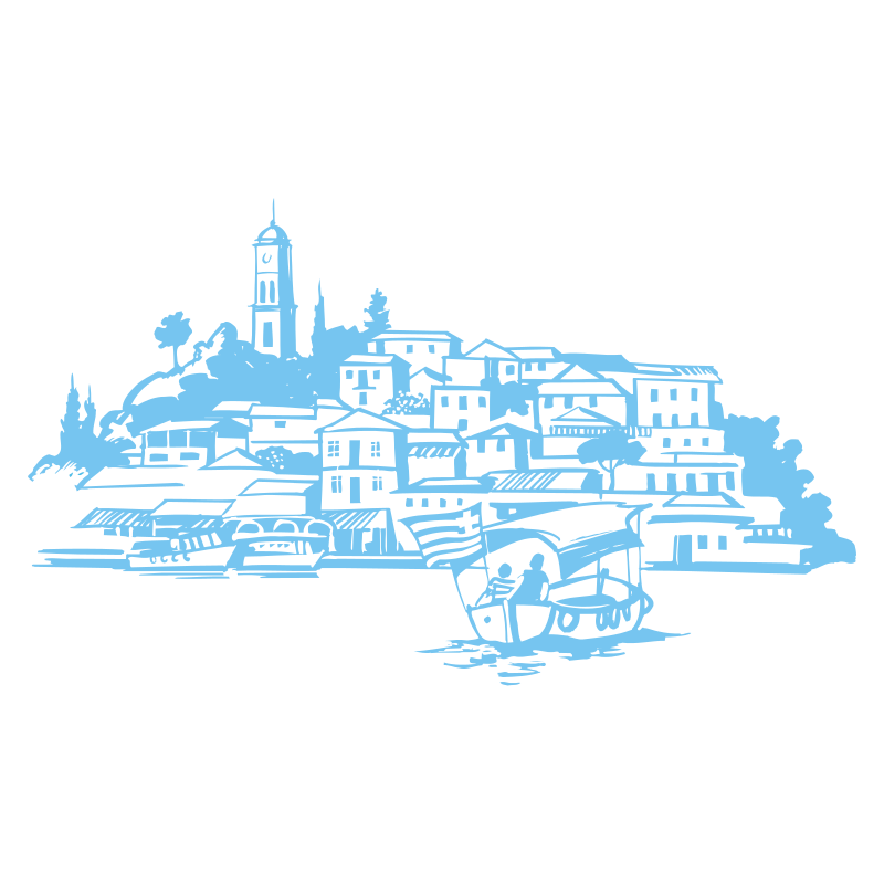 Sticker paysage Grec