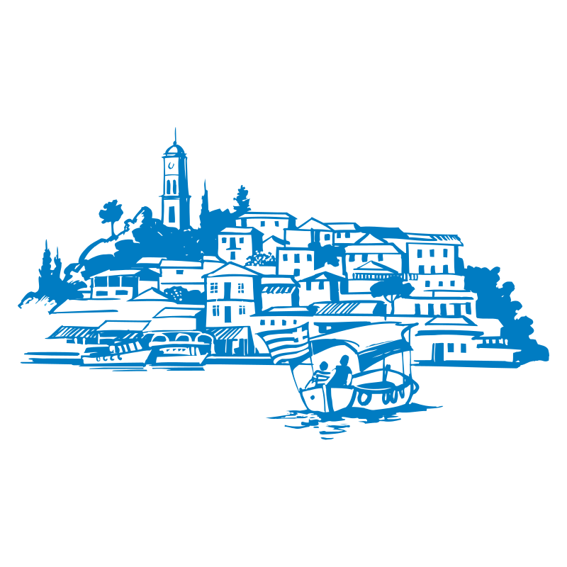 Sticker paysage Grec