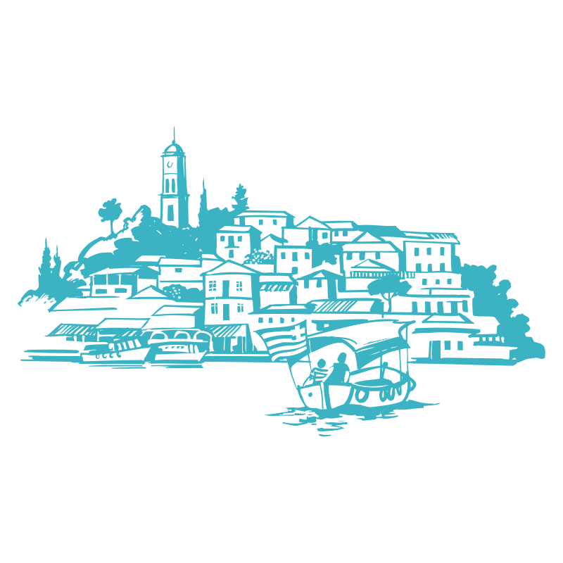 Sticker paysage Grec