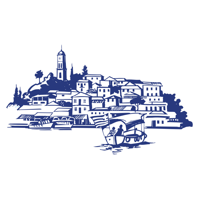Sticker paysage Grec