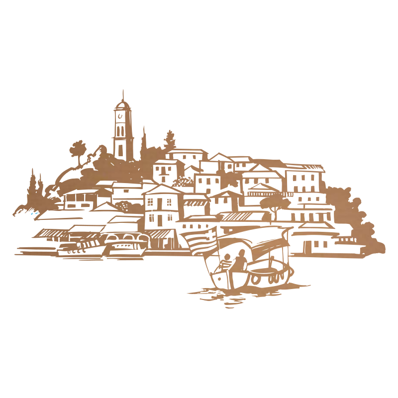 Sticker paysage Grec