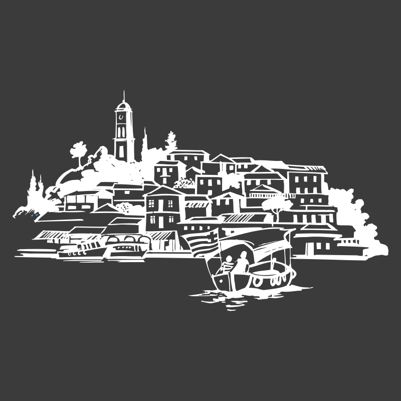 Sticker paysage Grec