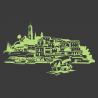 Sticker paysage Grec