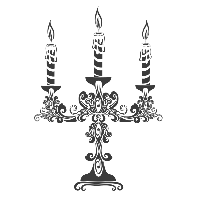 Sticker chandelier