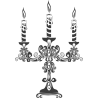 Sticker chandelier