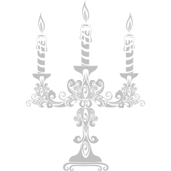 Sticker chandelier