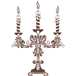 Sticker chandelier