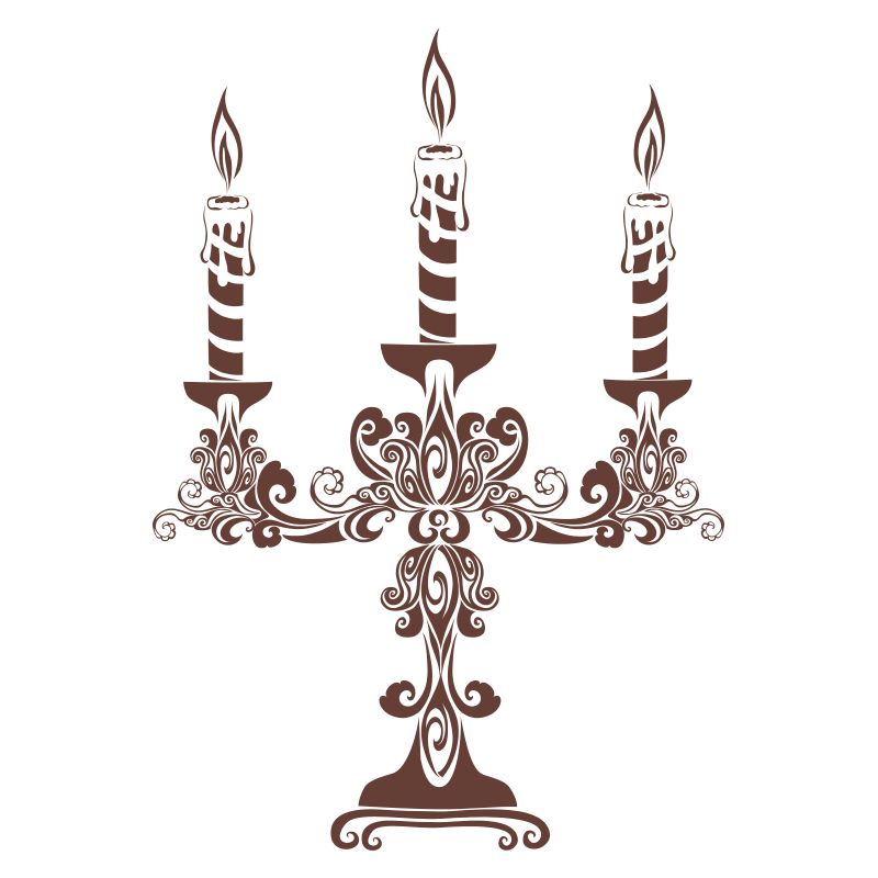 Sticker chandelier
