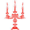 Sticker chandelier