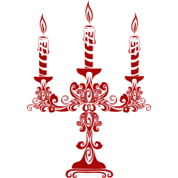 Sticker chandelier