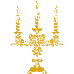 Sticker chandelier