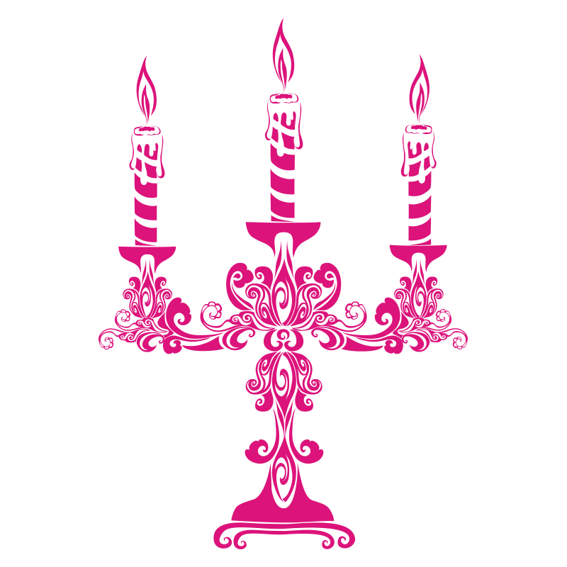 Sticker chandelier
