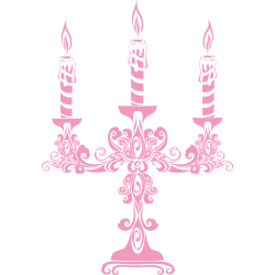 Sticker chandelier