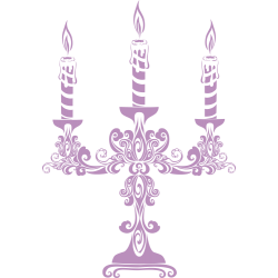 Sticker chandelier