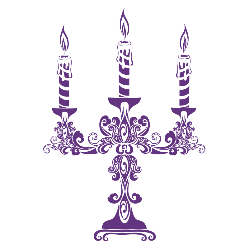 Sticker chandelier