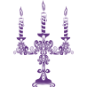 Sticker chandelier
