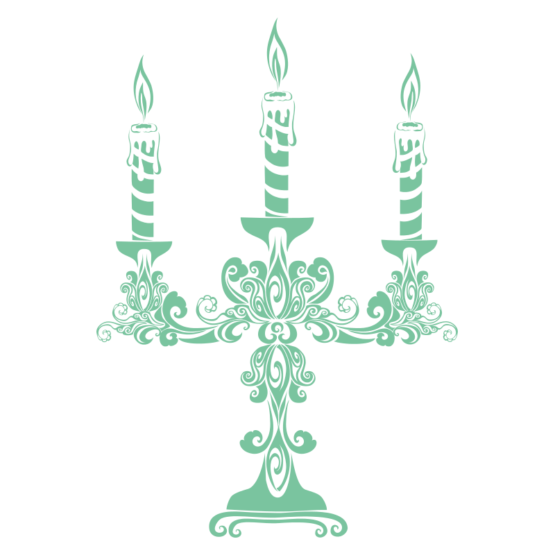 Sticker chandelier
