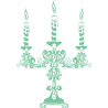 Sticker chandelier