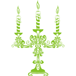 Sticker chandelier