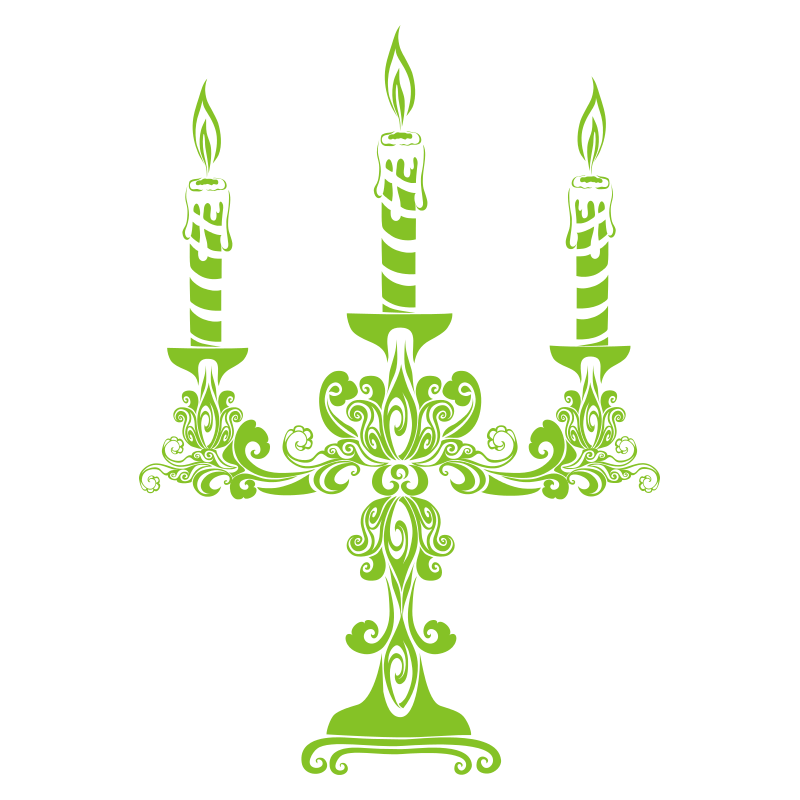 Sticker chandelier