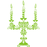 Sticker chandelier