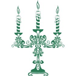 Sticker chandelier