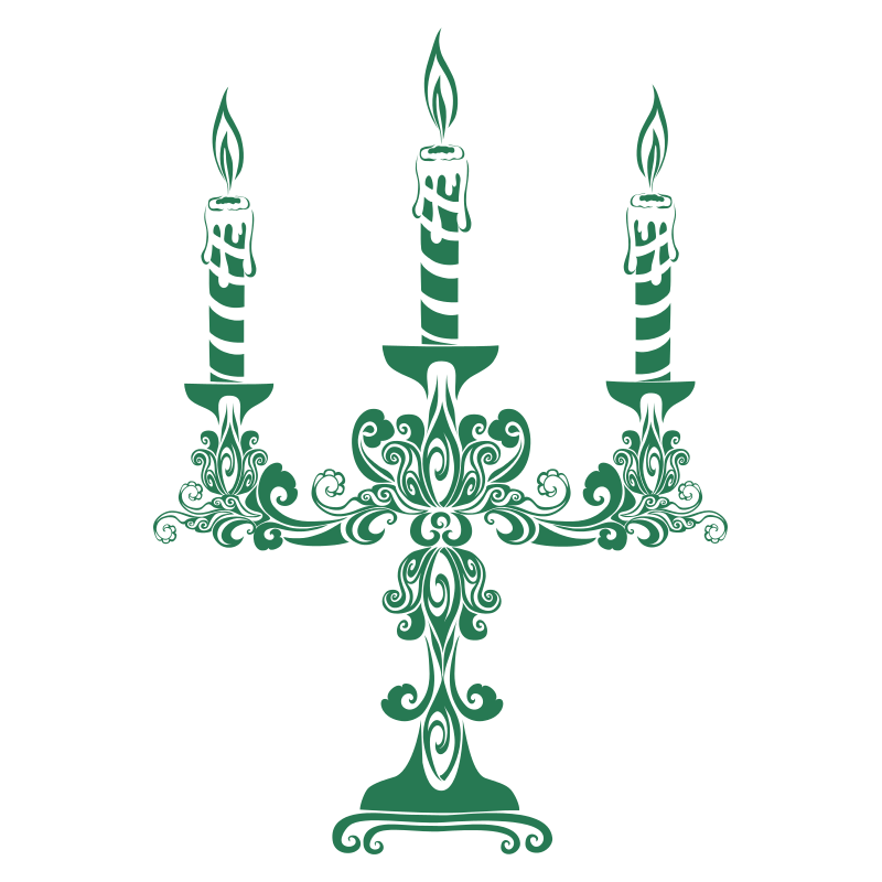 Sticker chandelier