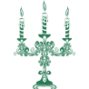 Sticker chandelier