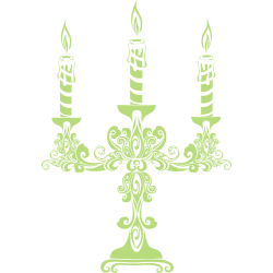 Sticker chandelier