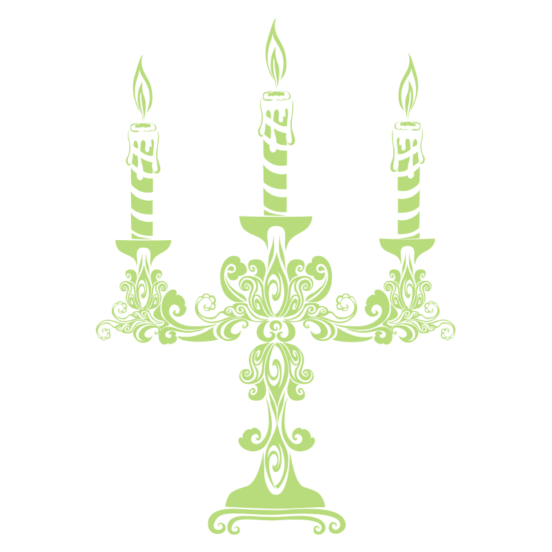 Sticker chandelier