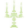 Sticker chandelier