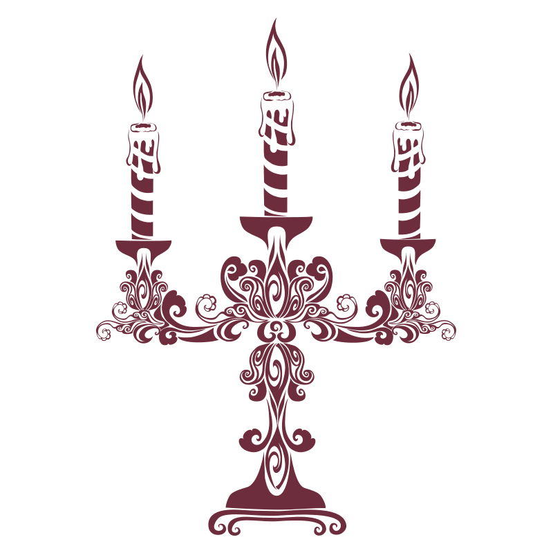 Sticker chandelier